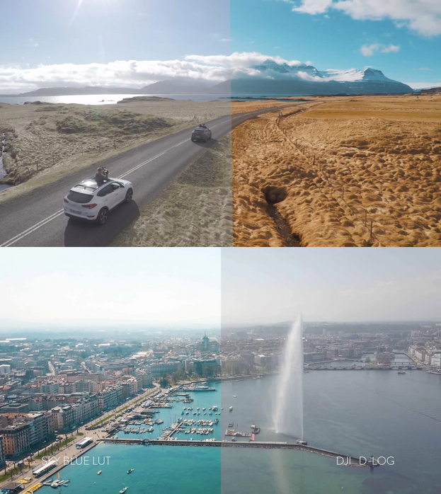 SKY BLUE LUT Pack / All Cameras – Bouncecolor – Luts chuyên cho ảnh nền trời