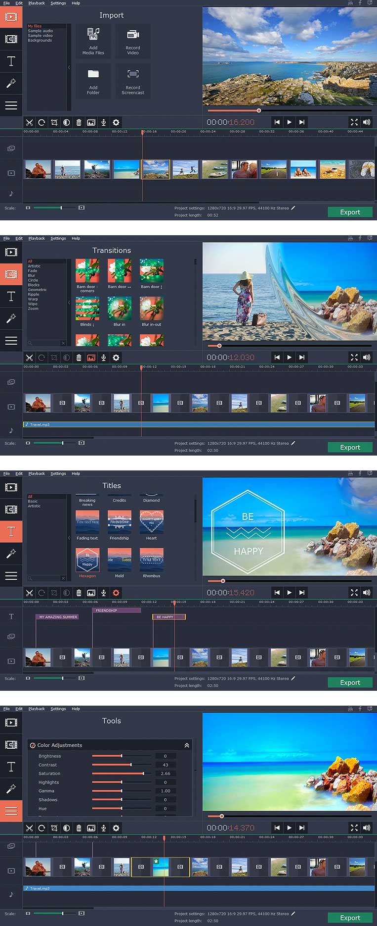 Movavi Slideshow Maker – Tạo Slideshow ảnh đơn giản, chuyên nghiệp