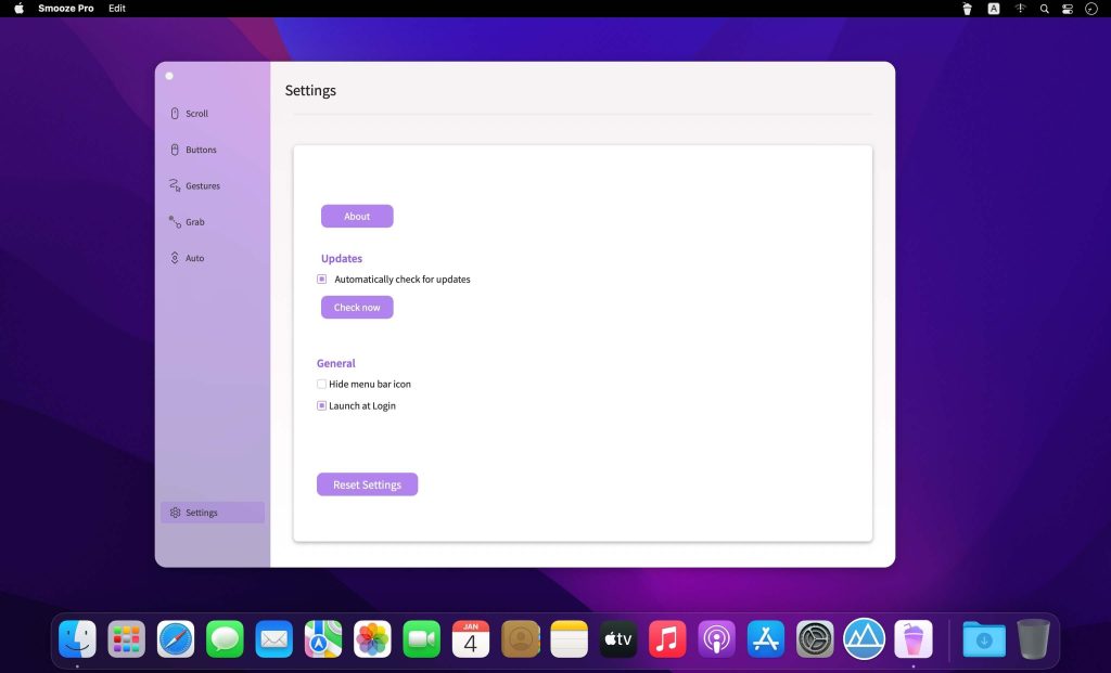 Smooze Pro – Giúp chuột cuộn mượt hơn, thêm nhiều chức năng hơn