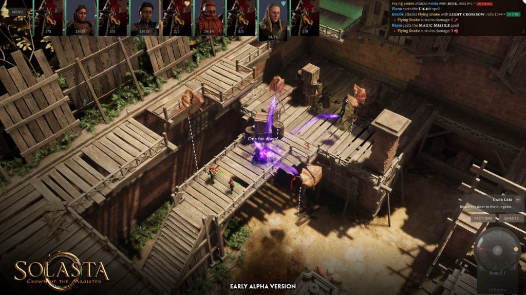 Solasta: Crown of the Magister – Game RPG khám phá ngục tối
