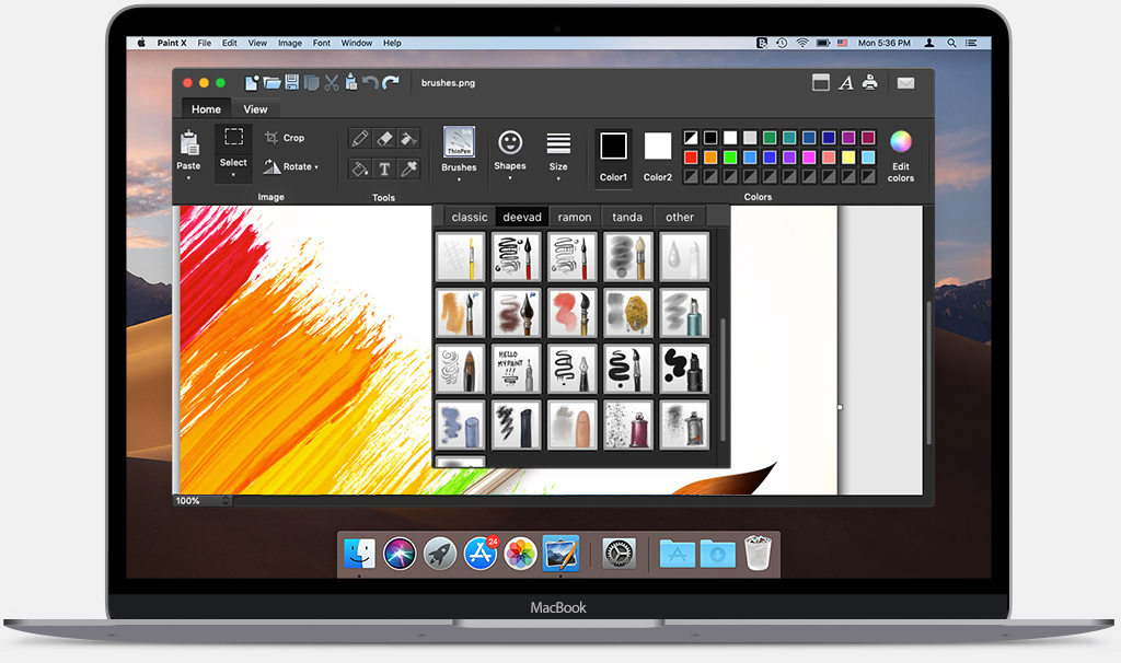 ss2 Paint X – Công cụ vẽ đơn giản trên Mac