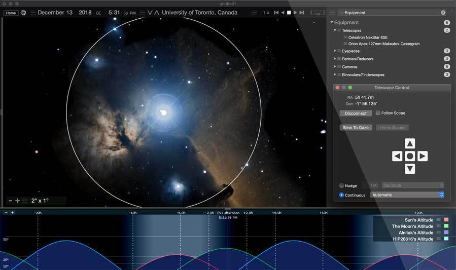Starry Night Pro Plus – Phần mềm Thiên văn học