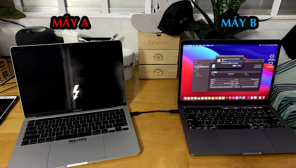 Target Disk Mode – Chế độ trao đổi dữ liệu giữa 2 máy dễ dàng