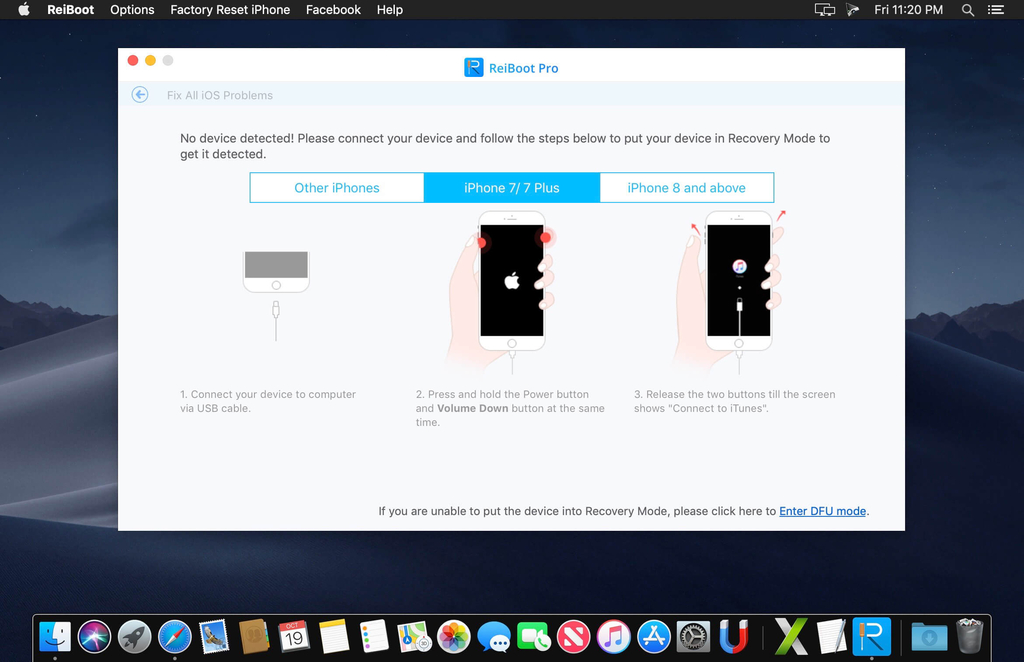 Tenorshare ReiBoot Pro – Vào Recovery Mode trên iOS dễ dàng