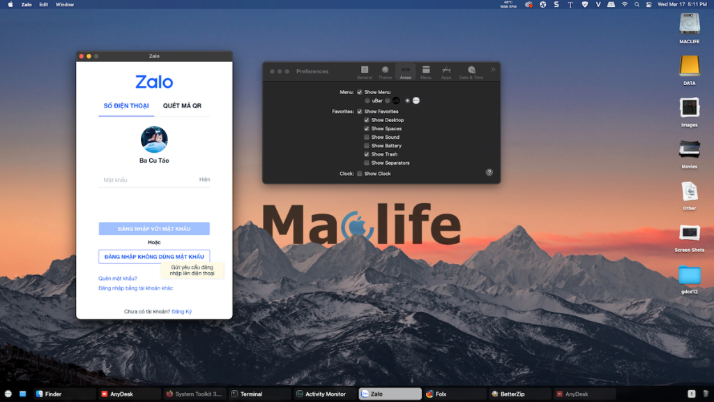 uBar – Mang Taskbar của Windows lên Mac