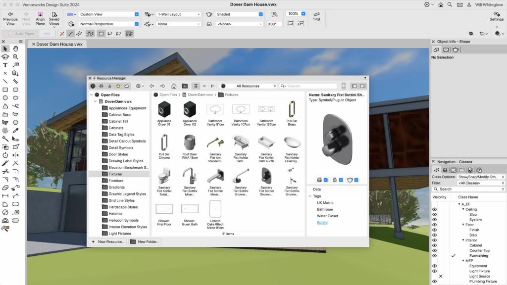 Vectorworks 2024 – phần mềm CAD thiết kế 3D