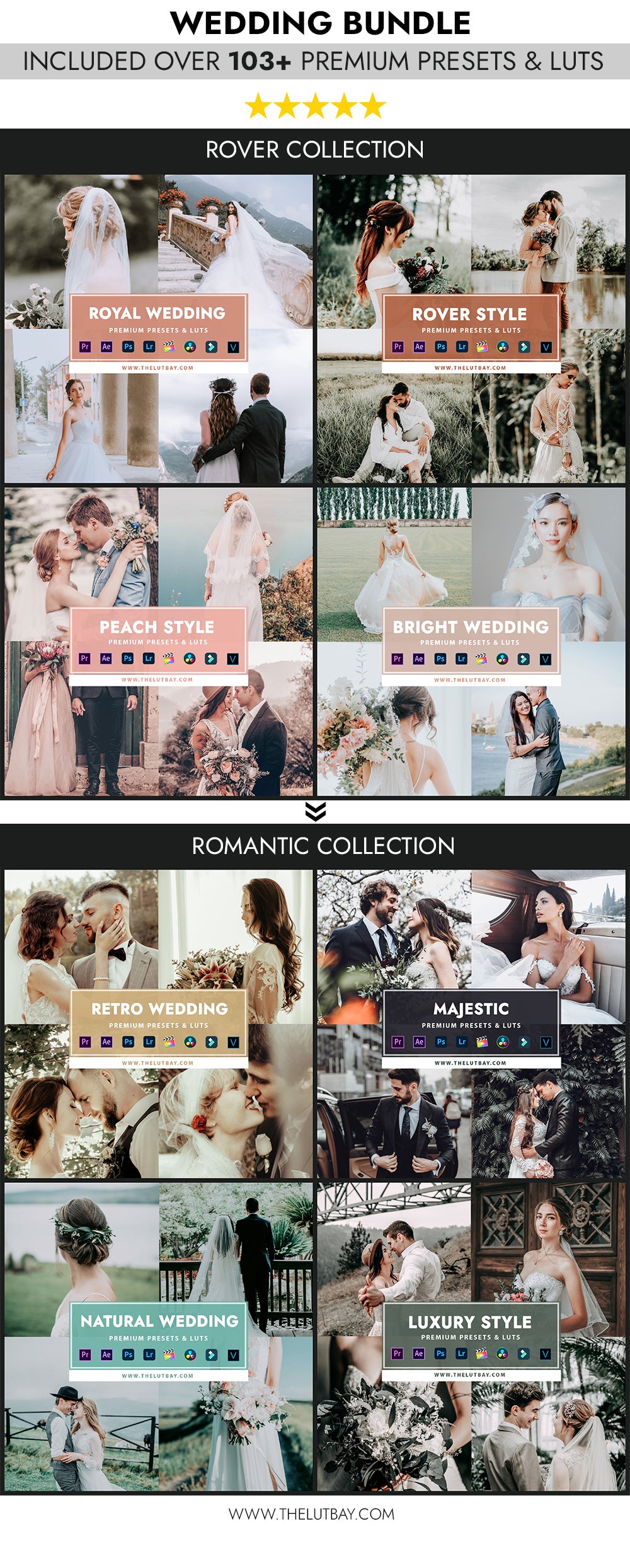 THELUTBAY – Wedding Bundle Presets