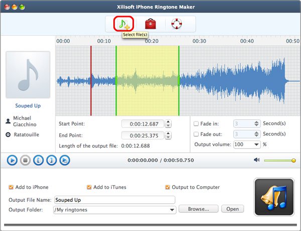 Xilisoft iPhone Ringtone Maker – Tạo nhạc chuông iPhone độc đáo
