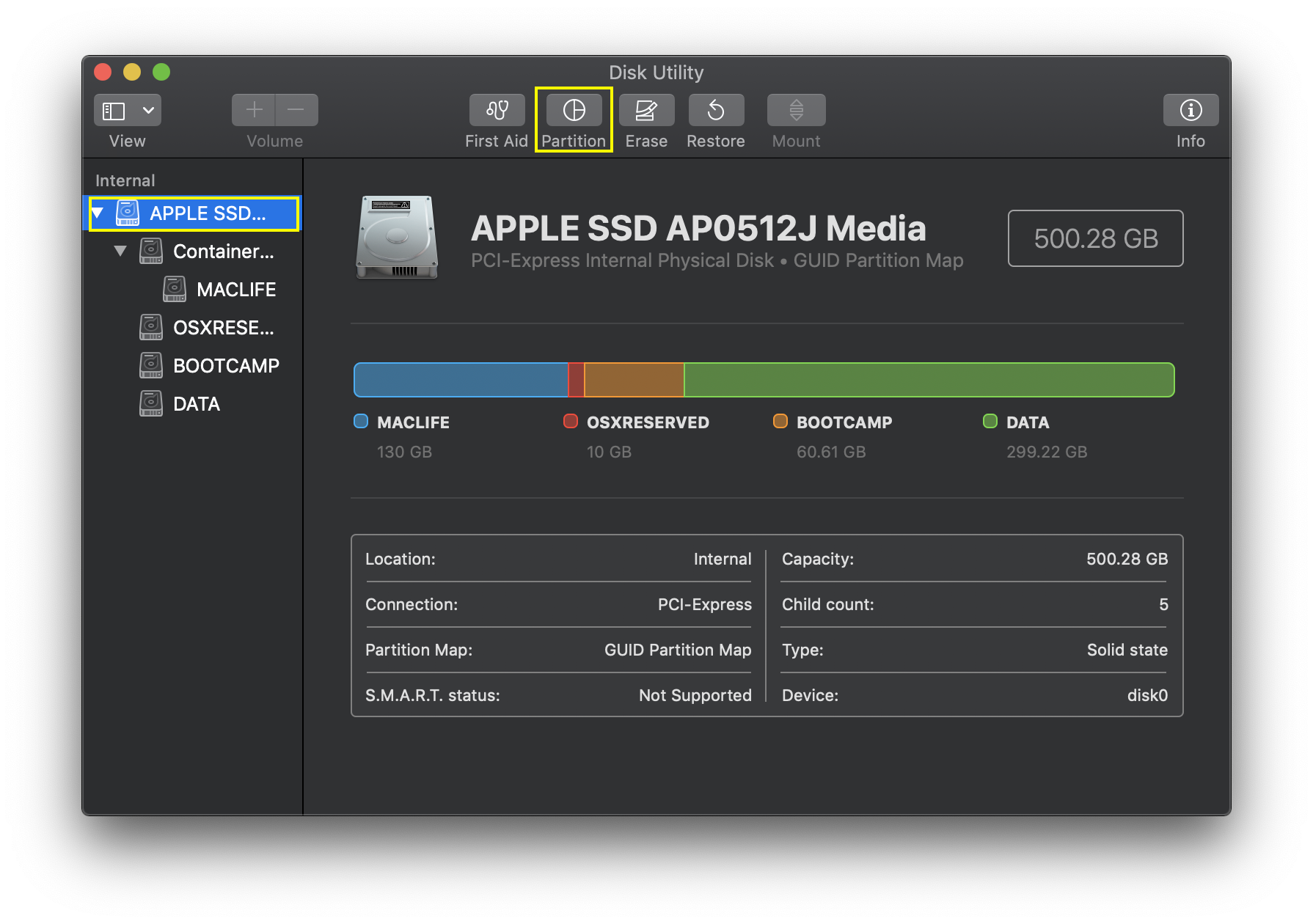 Hướng dẫn cài Windows 10 trên macOS bằng Bootcamp & tạo phân vùng DATA dùng chung