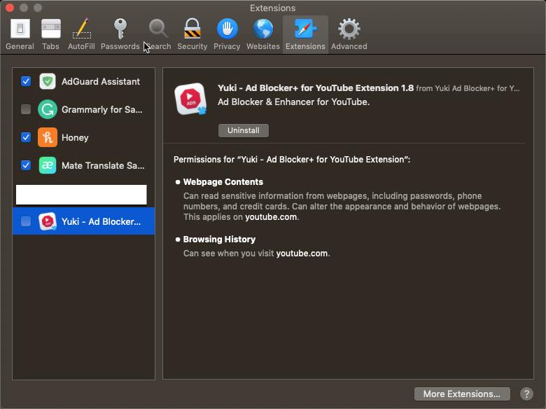 Yuki – Ad Blocker+ for YouTube – Chặn quảng cáo trên Youtube