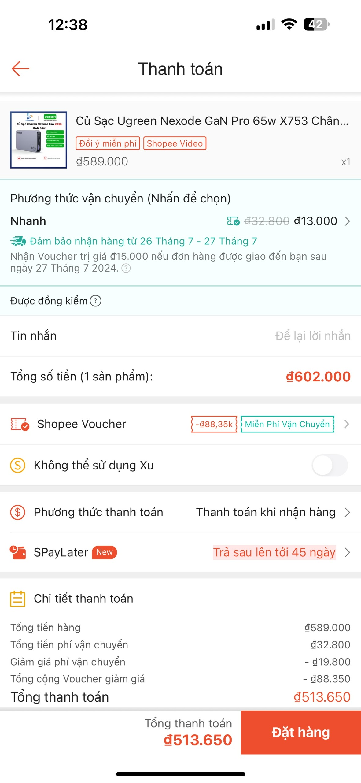 Tổng hợp một số Deal giá tốt cuối tháng 7