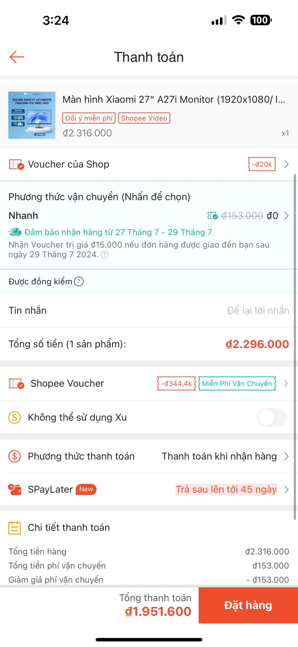 Tổng hợp một số Deal giá tốt cuối tháng 7