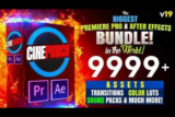 CINEPUNCH V18,19 – Transitions I Color LUTs I Pro Sound FX I 9999+ VFX Elements- Bộ tổng hợp các công cụ hỗ trợ dựng phim cực hay