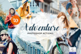 70 Adventure Photoshop Actions – Bộ 70 Action màu rất đẹp