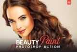 Beauty Paint Photoshop Action – Action chuyển chỉnh ảnh chân dung, thời trang