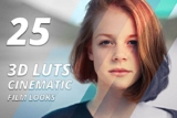 3d Luts – Cinematic Film Looks vol 1 – 25 Luts 3D màu đẹp