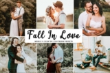 Fall In Love Lightroom Presets Pack – 11 preset lọc màu ảnh đám cưới dành cho Lr