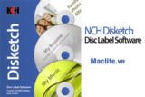 NCH Disketch Plus – Phần mềm thiết kế nhãn CD, DVD chuyên dụng
