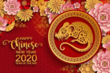 Rat symbol of Chinese New Year 2020 illustration 2 – Mẫu illustration năm mới 2020