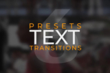 Text Transitions V.6 – 10 hiệu ứng chuyển cảnh text glitch